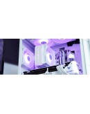 DeepCool охладител CPU Cooler AG400 White - Addressable RGB V2 - LGA1851/AM5