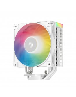 DeepCool охладител CPU Cooler AG400 White - Addressable RGB V2 - LGA1851/AM5