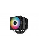 DeepCool охладител CPU Cooler AG620 BK - Addressable RGB, Dual-Tower - LGA1700/AM5