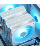 DeepCool охладител CPU Cooler AG620 WH - Addressable RGB V2, Dual-Tower - LGA1700/AM5