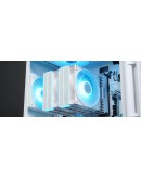 DeepCool охладител CPU Cooler AG620 WH - Addressable RGB V2, Dual-Tower - LGA1700/AM5