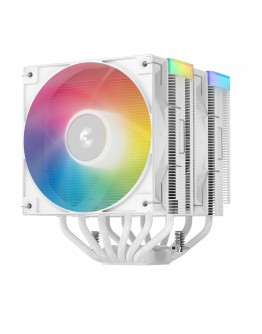 DeepCool охладител CPU Cooler AG620 WH - Addressable RGB V2, Dual-Tower - LGA1700/AM5