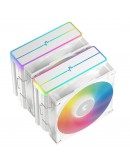 DeepCool охладител CPU Cooler AG620 WH - Addressable RGB V2, Dual-Tower - LGA1700/AM5