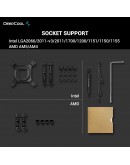 DeepCool охладител CPU Cooler AK620 Zero Dark - Dual-Tower - LGA1700/AM5
