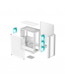 DeepCool кутия Case ATX - CC560 WH v2