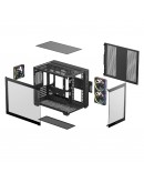 DeepCool кутия Case mATX - CG330 3F - 3 ARGB Fans
