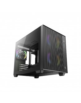 DeepCool кутия Case mATX - CG330 MESH 3F