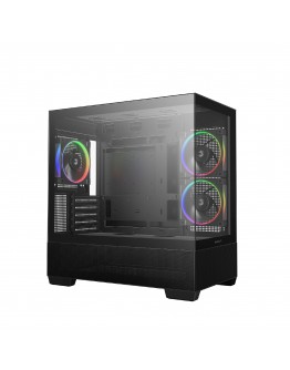 DeepCool кутия Case ATX - CG380 3F - 3 ARGB Fans, USB-C