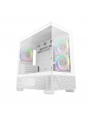 DeepCool кутия Case ATX - CG380 3F WH - 3 ARGB Fans, USB-C