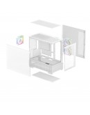 DeepCool кутия Case ATX - CG380 3F WH - 3 ARGB Fans, USB-C
