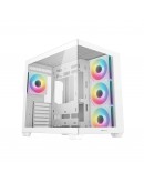 DeepCool кутия Case ATX - CG530 4F White - 4 ARGB Fans