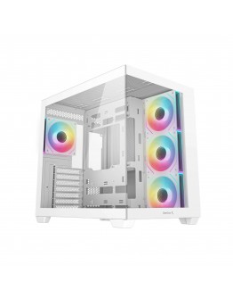 DeepCool кутия Case ATX - CG530 4F White - 4 ARGB Fans