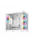 DeepCool кутия Case ATX - CG530 4F White - 4 ARGB Fans