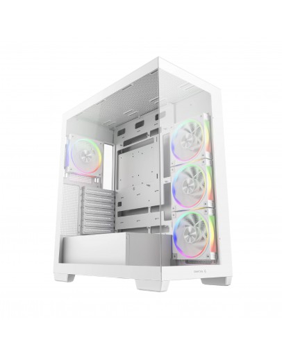 DeepCool кутия Case ATX - CG580 4F WH V2