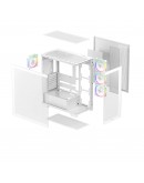 DeepCool кутия Case ATX - CG580 4F WH V2