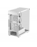 DeepCool кутия Case ATX - CG580 4F WH V2