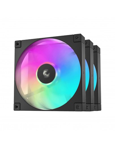 DeepCool Комплект вентилатори Fan Pack 3-in-1 3x140mm - FD14 Black, Addressable RGB