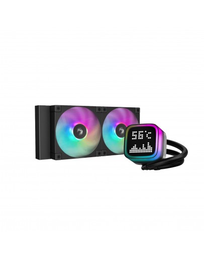 DeepCool водно охлаждане Water Cooling LP240 - LCD Screen, A-RGB