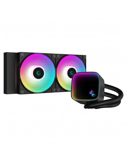 DeepCool водно охлаждане Water Cooling LS520 SE - Addressable RGB, Infinity mirror design - LGA1700/AM5