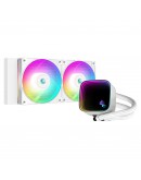 DeepCool водно охлаждане Water Cooling LS520 SE White - Addressable RGB, Infinity mirror design - LGA1700/AM5