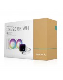 DeepCool водно охлаждане Water Cooling LS520 SE White - Addressable RGB, Infinity mirror design - LGA1700/AM5