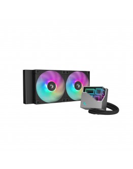DeepCool водно охлаждане Water Cooling LT240 - Addressable RGB, Infinity mirror design - LGA1851/AM5