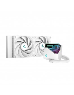 DeepCool водно охлаждане Water Cooling LT520 White - Addressable RGB, Infinity mirror design - LGA1700/AM5