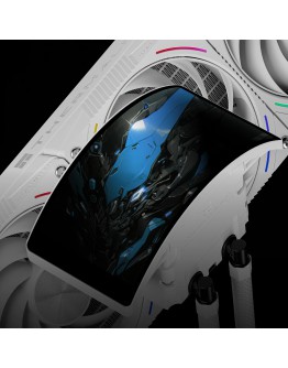 Thermalright водно охлаждане Water Cooling Rainbow Vision 360 Turbo ARGB White - 6.67 inch Curve OLED Display