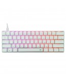 White Shark геймърска механична клавиатура Gaming Mechanical Keyboard SHINOBI 2 - YUSYA 5P Red Switches (English US), White