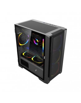 1stPlayer кутия Case mATX - TRILOBITE T4 Mesh Black