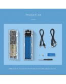 Orico външна кутия за диск Storage - Case - M.2 NVMe M key - USB3.1 Type-C - TCM2-C3-BK