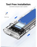 Orico външна кутия за диск Storage - Case - M.2 NVMe M key - 40Gbps, USB-A/USB-C - TCM2-U4-BK-BP