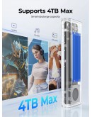 Orico външна кутия за диск Storage - Case - M.2 NVMe M key - 40Gbps, USB-A/USB-C - TCM2-U4-BK-BP