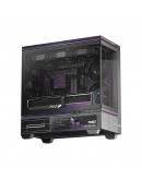 Thermalright кутия Case mATX - TL-M10 Vision Black - 4 x 120 mm ARGB included, 9.16 inch LCD Display, USB-C