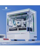 Thermalright кутия Case mATX - TL-M10 White - 4 x 120 mm ARGB included, USB-C