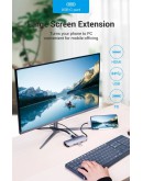 Vention докинг станция Docking Station Type-C - TOLHB - HDMI x 1, USB3.0 x 3, USB-C PD100W x 1, LAN x 1 (1Gbps), SD/TF, Audio