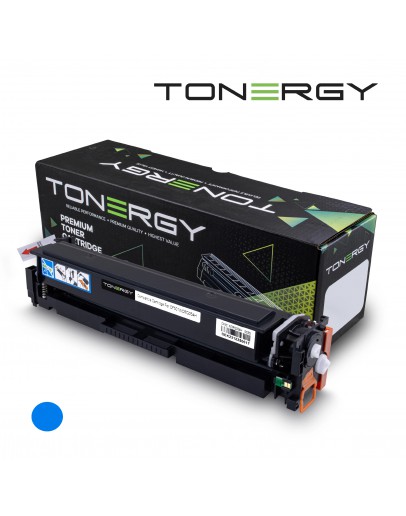 Tonergy съвместима Тонер Касета Compatible Toner Cartridge HP 202X CF501X CANON CRG-054H Cyan, High Capacity 2.5K