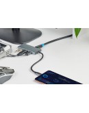 Vention докинг станция Docking Station Type-C - TOOHB - HDMI x 1, USB3.0 x 3, SD/TF