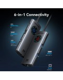 Vention докинг станция Docking Station Type-C - TQZHB - 8K, LED Display - HDMI, USB 3.0 x 2, USB-C 3.2 Gen 1, PD100W,  LAN (1Gbps)