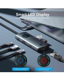 Vention докинг станция Docking Station Type-C - TQZHB - 8K, LED Display - HDMI, USB 3.0 x 2, USB-C 3.2 Gen 1, PD100W,  LAN (1Gbps)