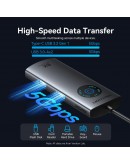 Vention докинг станция Docking Station Type-C - TQZHB - 8K, LED Display - HDMI, USB 3.0 x 2, USB-C 3.2 Gen 1, PD100W,  LAN (1Gbps)