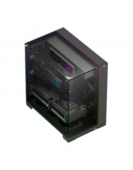 Thermalright кутия Case ATX - TR-A70 Vision Black - 9.16 inch LCD Display, USB-C