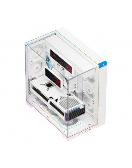 Thermalright кутия Case ATX - TR-A70 Vision White - 9.16 inch LCD Display, USB-C