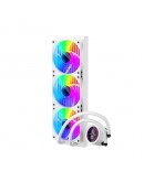 1stPlayer водно охлаждане Water Cooling 360mm - Thunderstorm TS4 360 White - Digital Display, aRGB