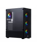 1stPlayer Кутия Case ATX - Fire Dancing V2-A RGB v2 - 4 fans included