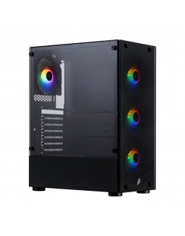 1stPlayer Кутия Case ATX - Fire Dancing V2-A RGB v2 - 4 fans included
