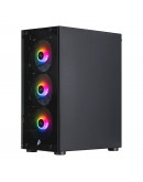 1stPlayer Кутия Case ATX - Fire Dancing V2-A RGB v2 - 4 fans included