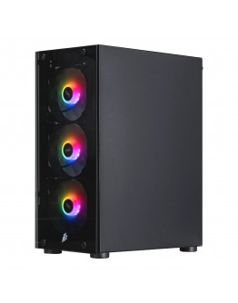 1stPlayer Кутия Case ATX - Fire Dancing V2-A RGB v2 - 4 fans included