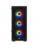 1stPlayer Кутия Case ATX - Fire Dancing V2-A RGB v2 - 4 fans included