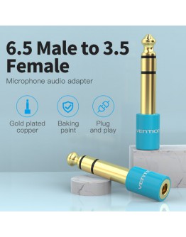 Vention адаптер Adapter Audio 6.5mm M / 3.5mm F - Blue - VAB-S01-L